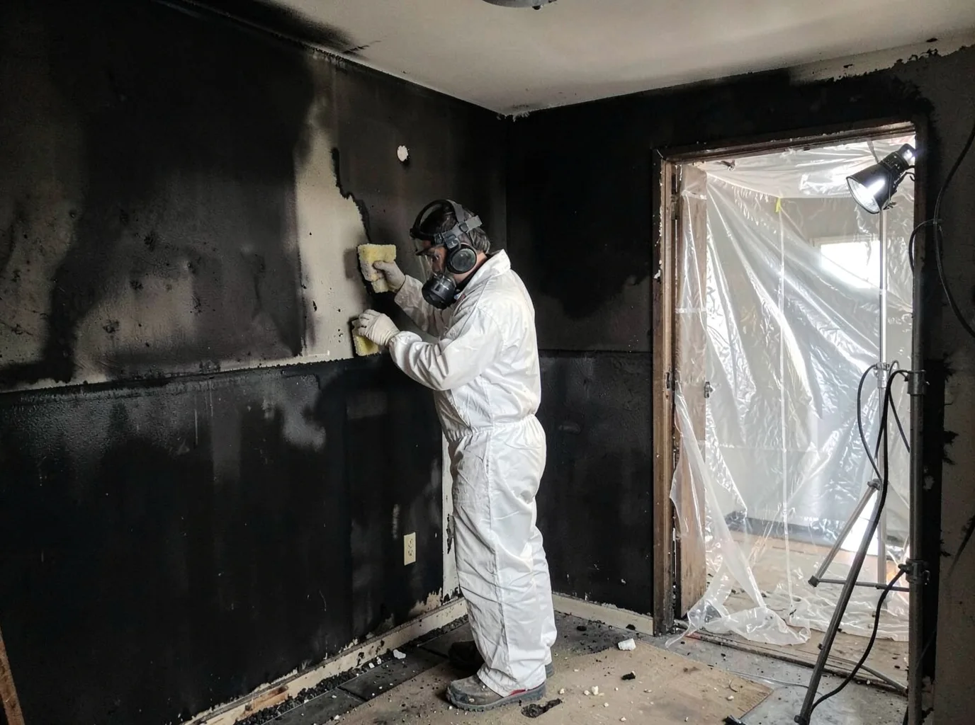 Fire Damage Restoration company in Clarklake, MI